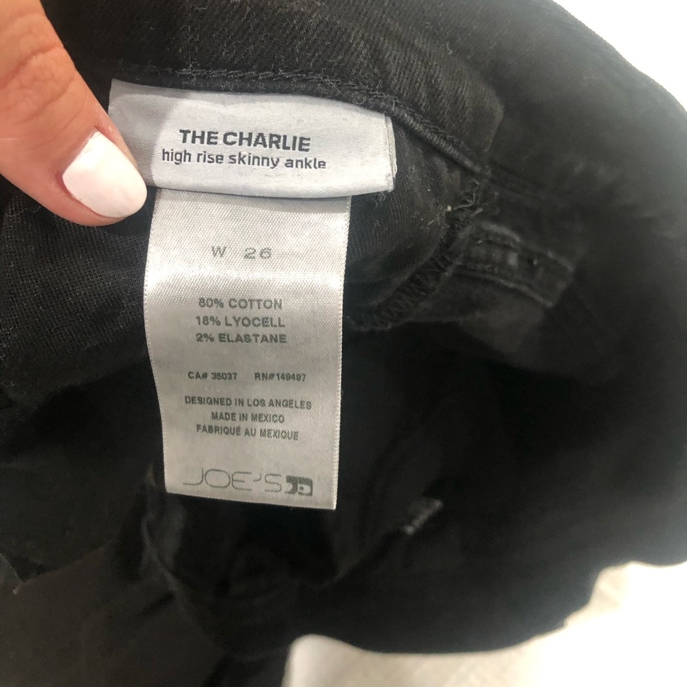 Black Distressed Joe’s Jeans